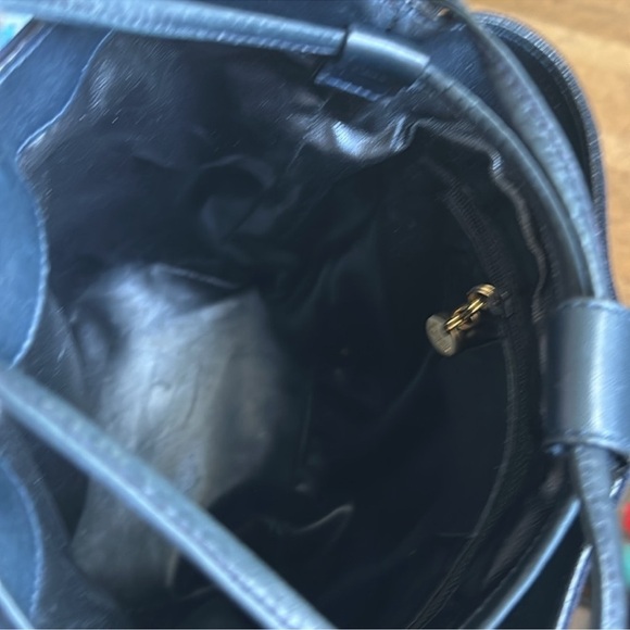 Salvatore Ferragamo Bucket Sling Bag Navy Blue - Picture 5 of 6